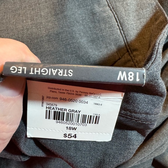 Worthington Straight Leg High Rise Pants - Picture 9 of 9